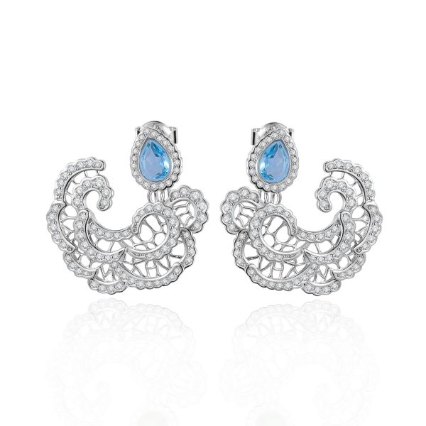 Gemstone Earrings-ZL0081E-B - 图片 2