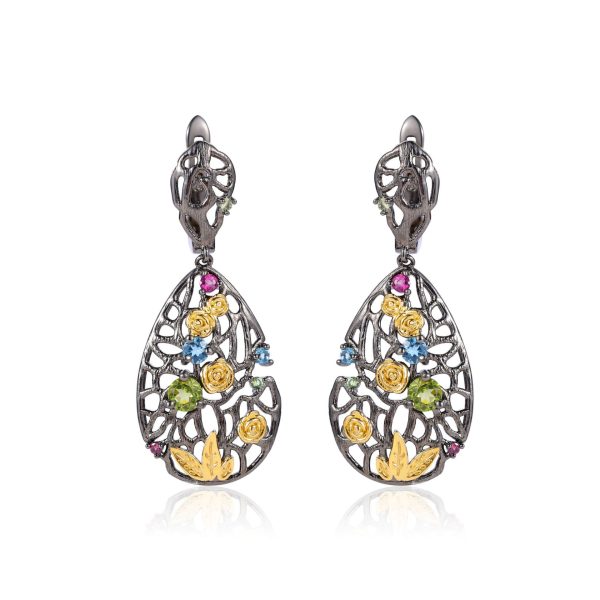 Gemstone Earrings-C7937E - 图片 7