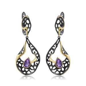 Gemstone Earrings-C7914E