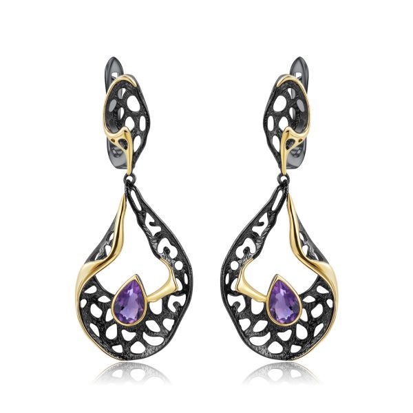 Gemstone Earrings-C7914E