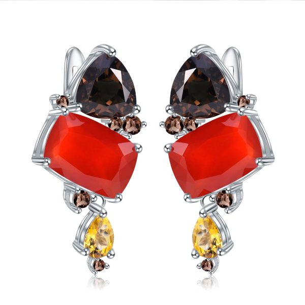 Gemstone Earrings-C7644E