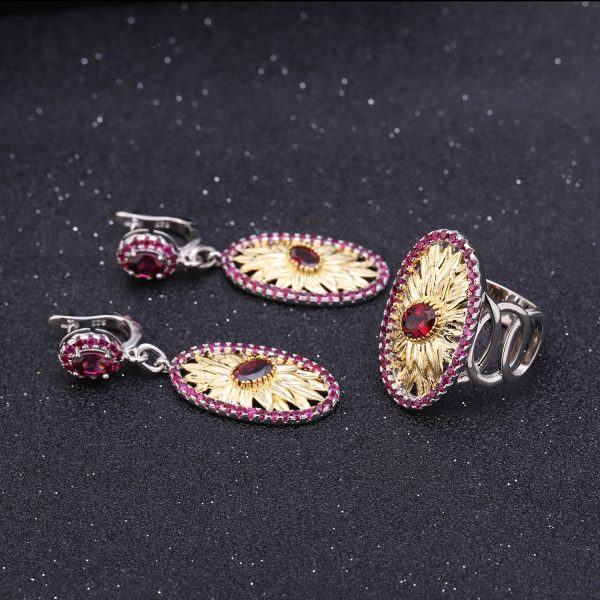 Gemstone Earrings-C7612E - 图片 3