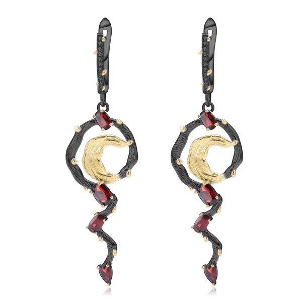 Gemstone Earrings-C4524E