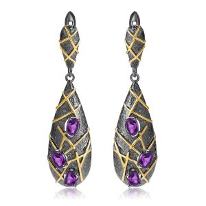Gemstone Earrings-C7880E