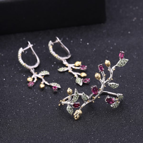 Gemstone Earrings-C7633E-1 - 图片 3