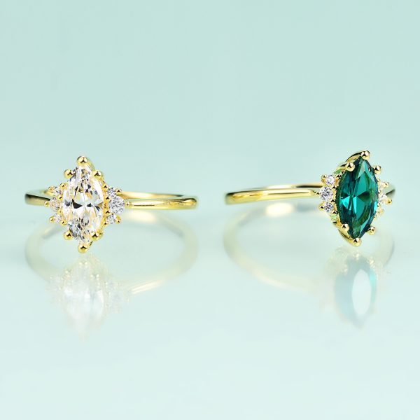 Gemstone Rings- OL1026RCZW-H - 图片 2