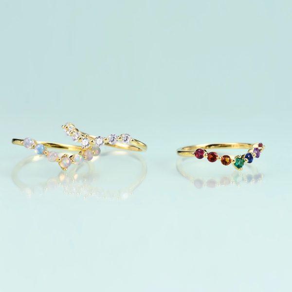 Gemstone Rings- OL1024RCZW-H - 图片 2