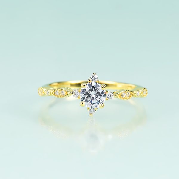 Gemstone Rings-OL0967RCZW-H