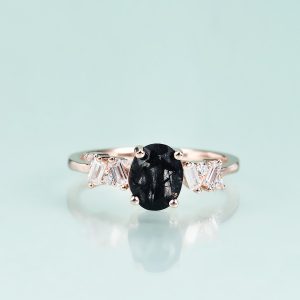 Gemstone Rings-OL0918RBRQ-R