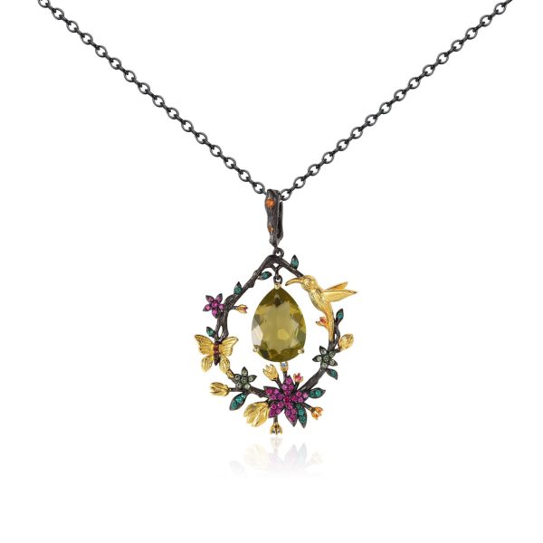 Gemstone Necklace-C8221P - 图片 2