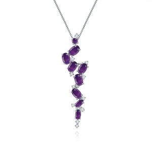 Gemstone Necklace-C4640P