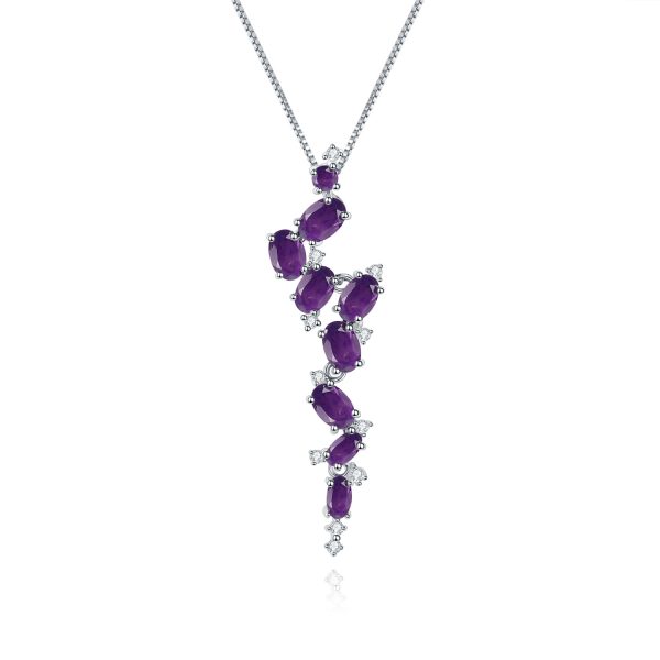 Gemstone Necklace-C4640P