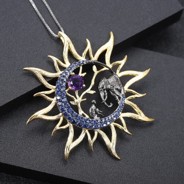 Gemstone Necklace-C8096P - 图片 8