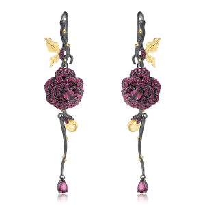 Gemstone Earrings-C7630E