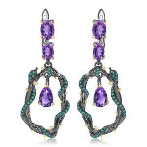 Gemstone Earrings-C7748E