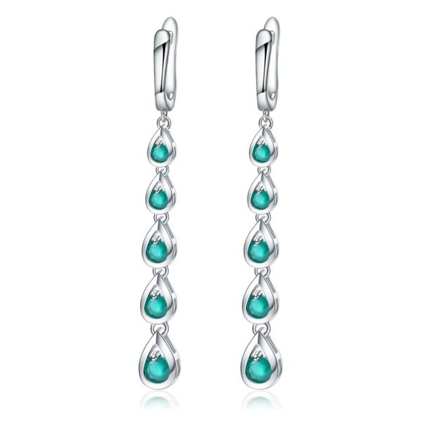 Gemstone Earrings-C1028E - 图片 7