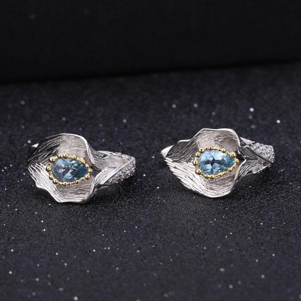 Gemstone Earrings-C7632E - 图片 3