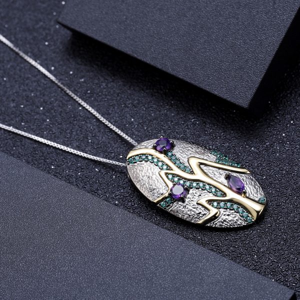 Gemstone Necklace-C7616P - 图片 3