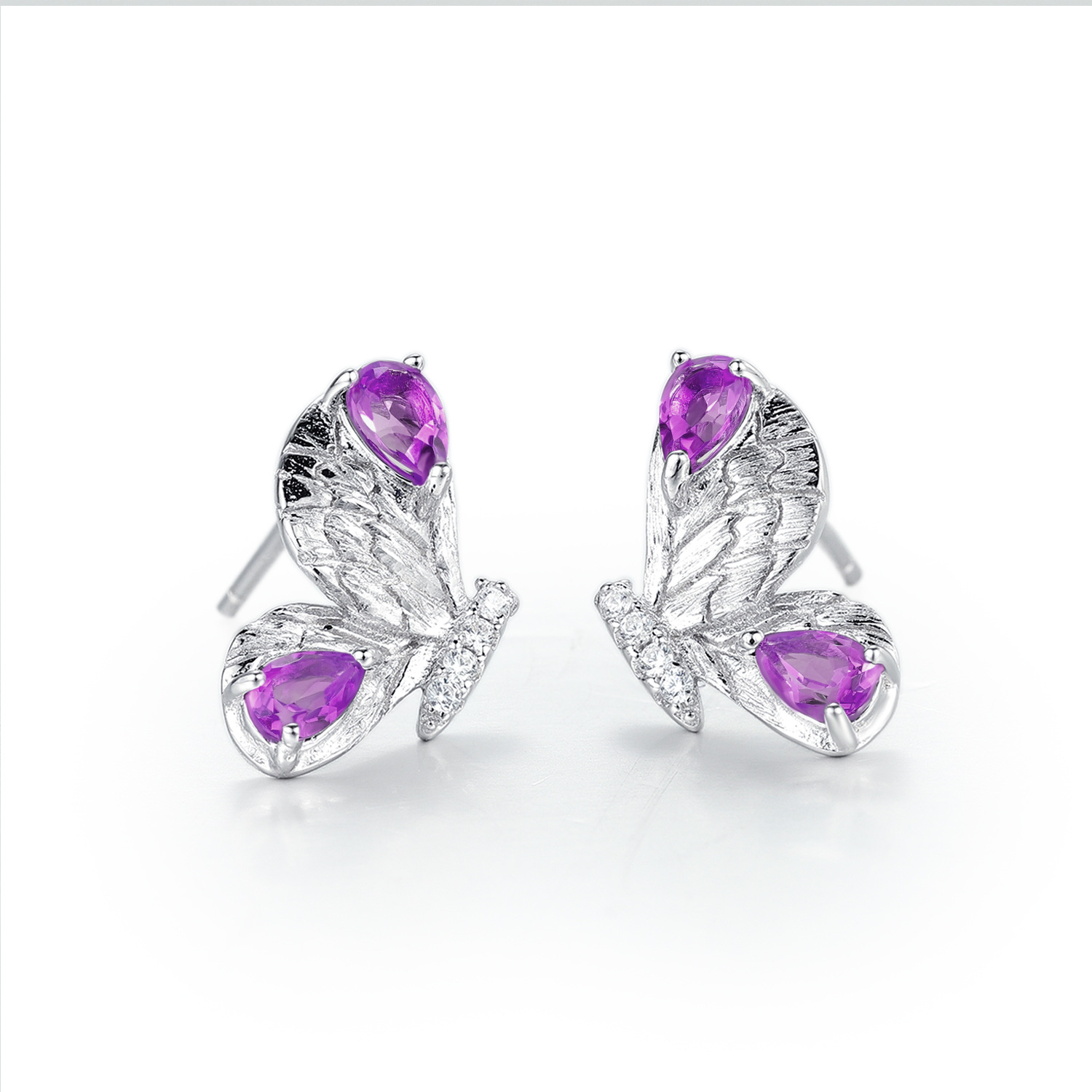 Gemstone Earrings-C8111E - 图片 2