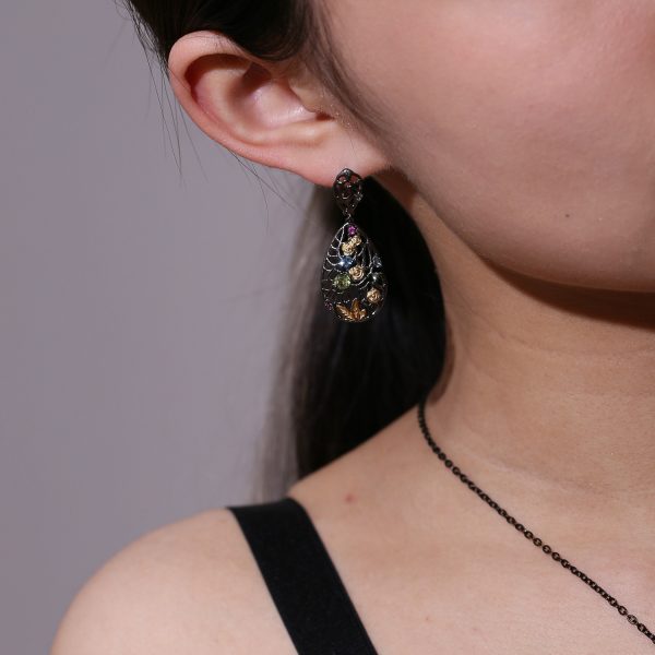 Gemstone Earrings-C7937E - 图片 6