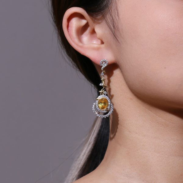 Gemstone Earrings-C9381ECZY - 图片 4