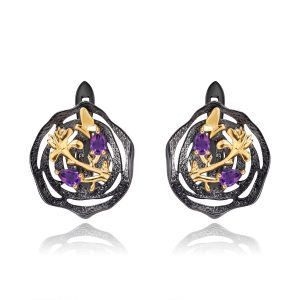 Gemstone Earrings-C7934E