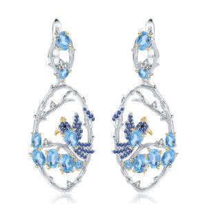 Gemstone Earrings-C7763E