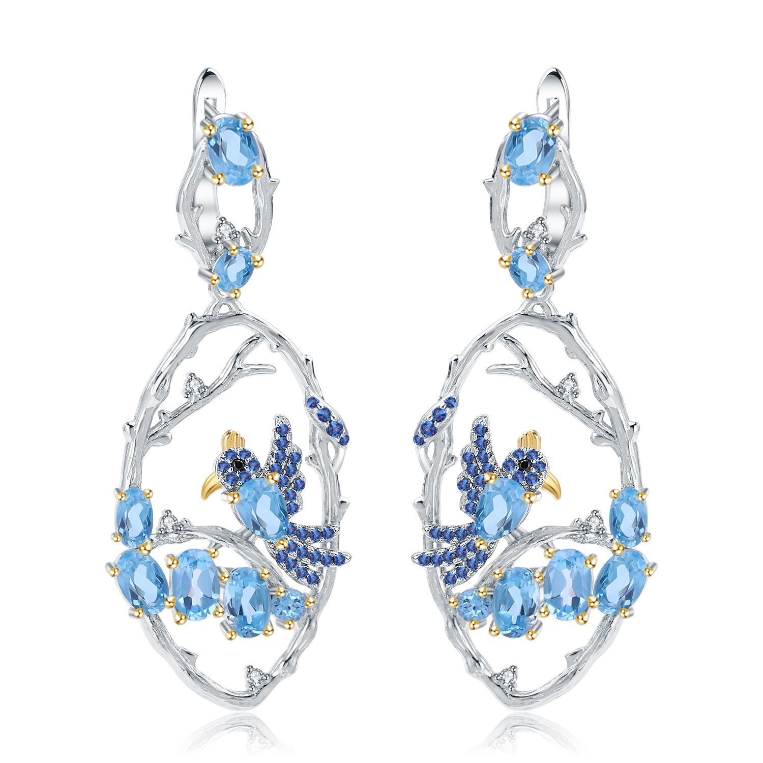 Gemstone Earrings-C7763E