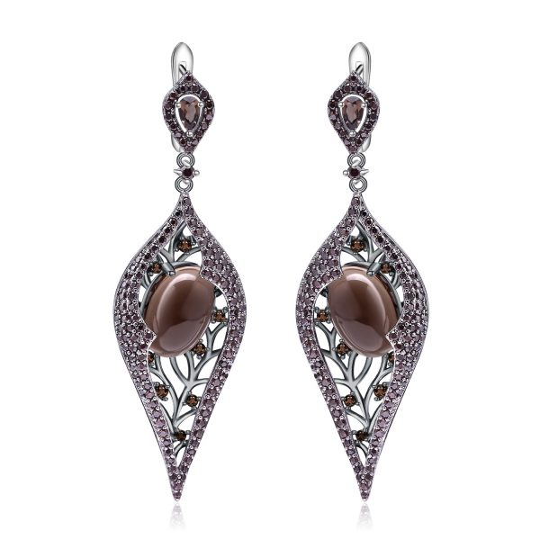 Gemstone Earrings-W0472E