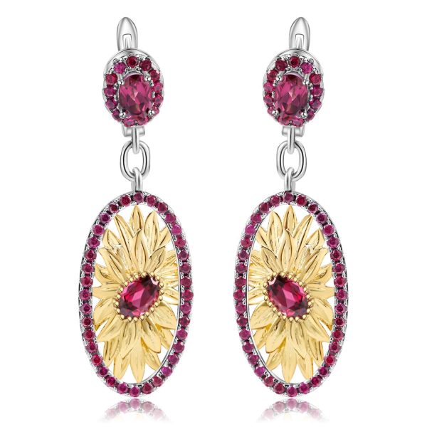 Gemstone Earrings-C7612E