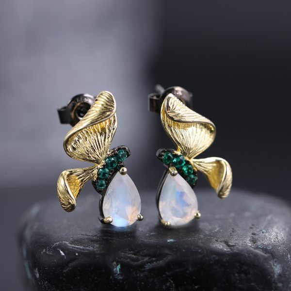 Gemstone Earrings-C7758E - 图片 7