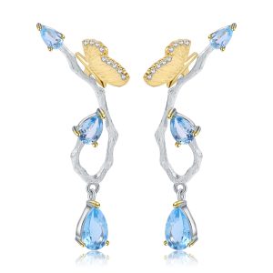 Gemstone Earrings-C7756E