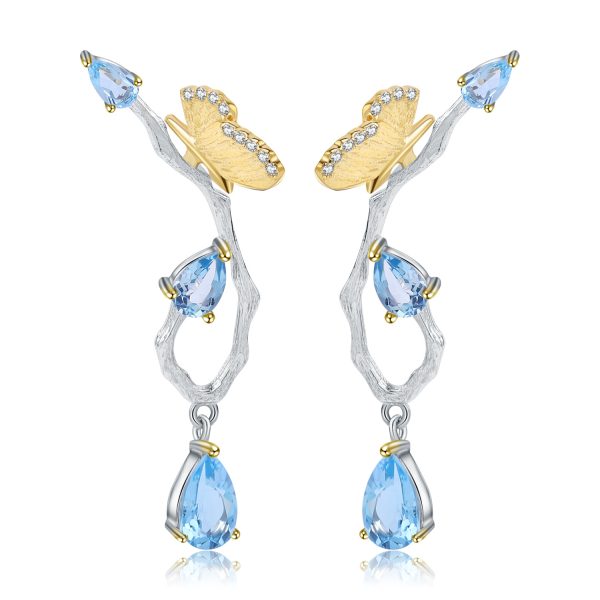 Gemstone Earrings-C7756E