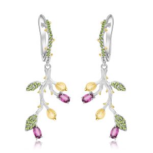 Gemstone Earrings-C7633E-1