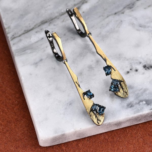 Gemstone Earrings-C7875E-b