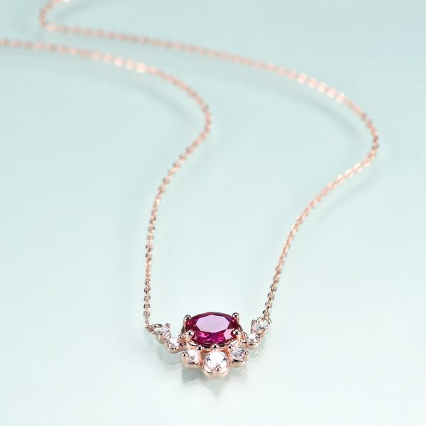 Gemstone Necklace-   OL0893NCZW-H - 图片 3