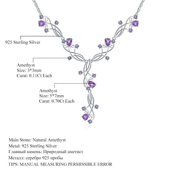 Gemstone Necklace-K004N - 图片 6