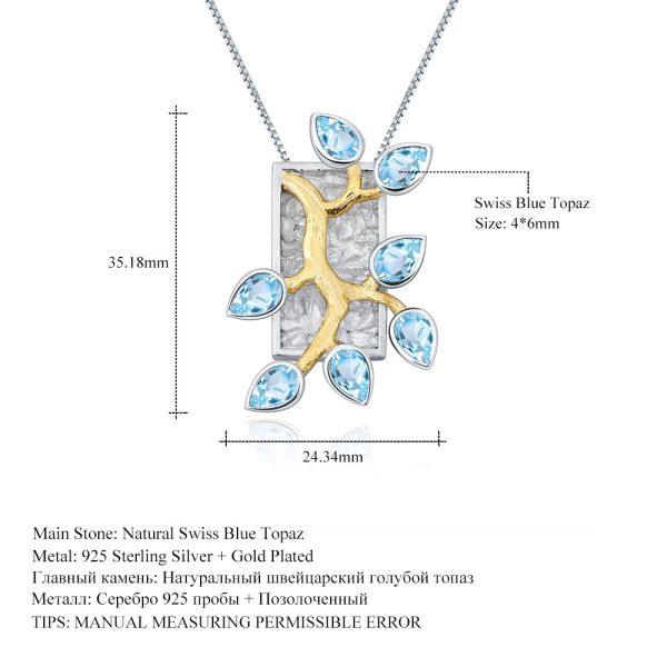 Gemstone Necklace-C8278P - 图片 3
