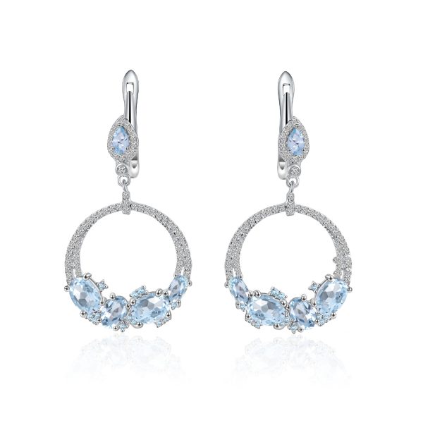 Gemstone Earrings-C3080E - 图片 2