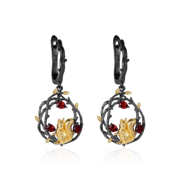 Gemstone Earrings-C7874E