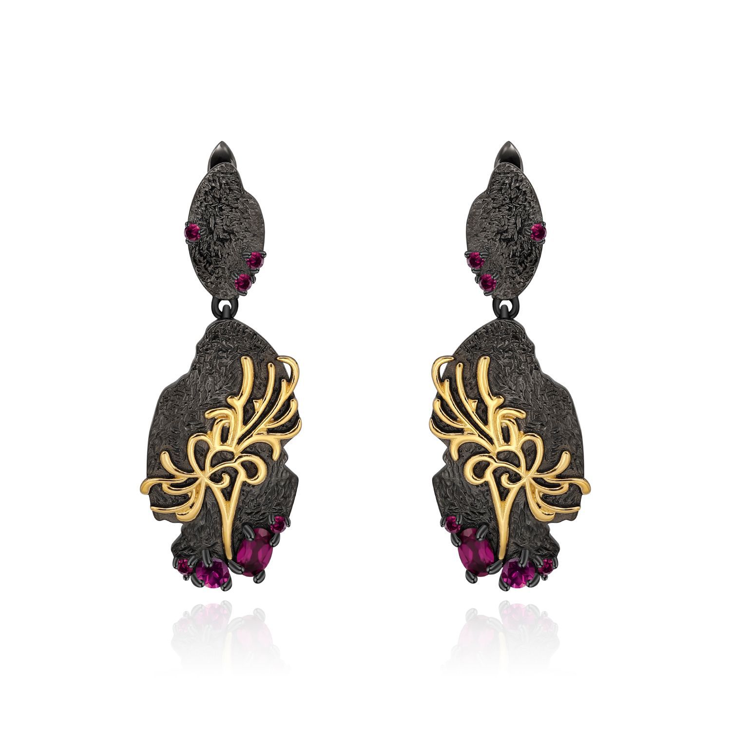 Gemstone Earrings-C7933E - 图片 3