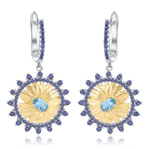 Gemstone Earrings-C7614E