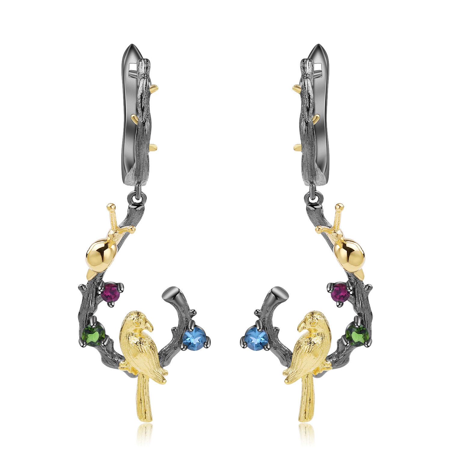 Gemstone Earrings-C7785E - 图片 3