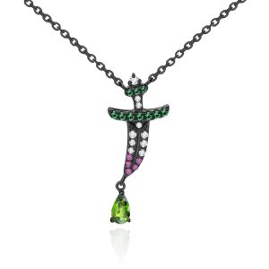 Gemstone Necklace-C8127N-B