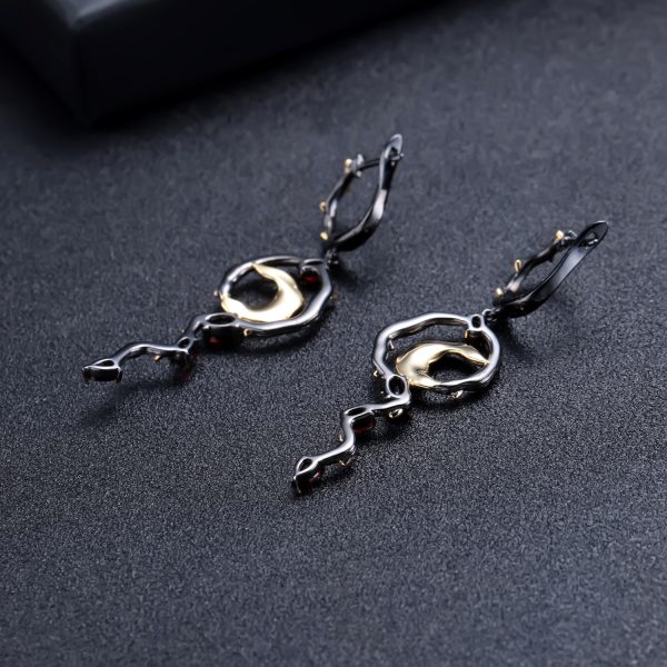 Gemstone Earrings-C4524E - 图片 3