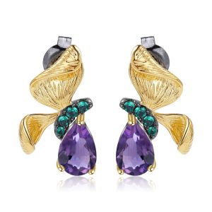 Gemstone Earrings-C7758E