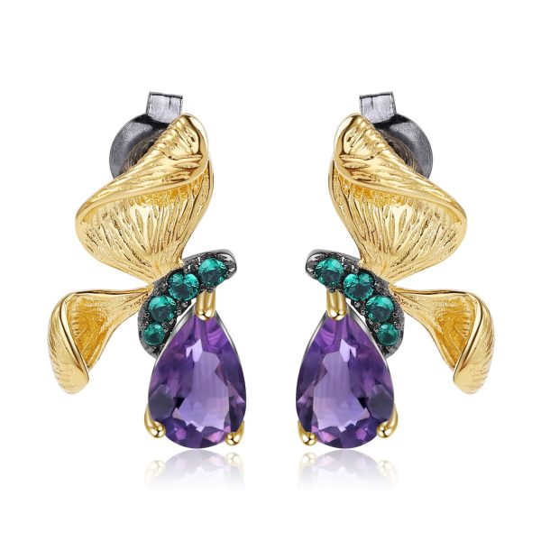 Gemstone Earrings-C7758E