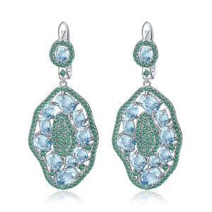 Gemstone Earrings-W0434E