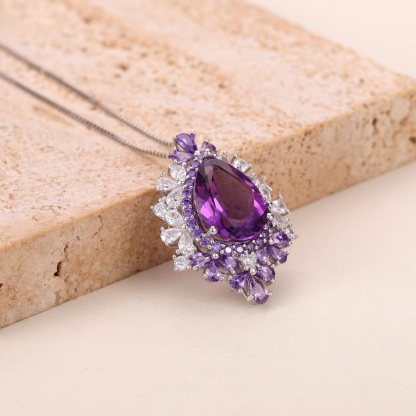 Gemstone Necklace-C9386P-B - 图片 3