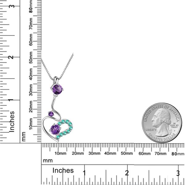 Gemstone Necklace-A378P-1 - 图片 4
